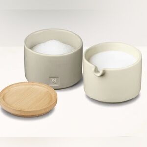 Nespresso Barista Collection Stackable Serving Set Cream & Sugar